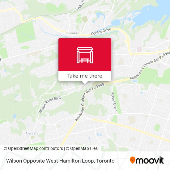 Wilson Opposite West Hamilton Loop map