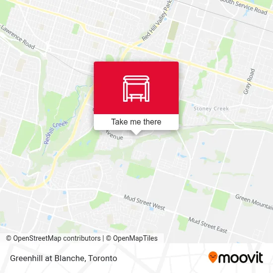 Greenhill at Blanche map