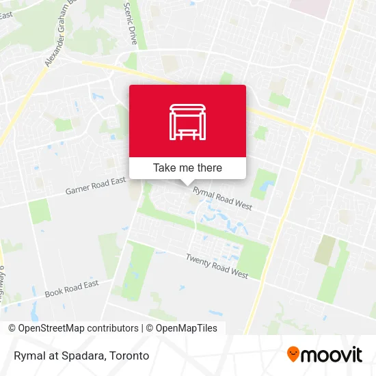 Rymal at Spadara map