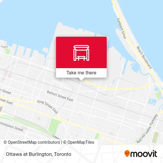 Ottawa at Burlington map