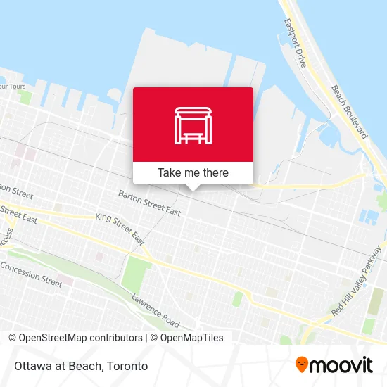Ottawa at Beach map