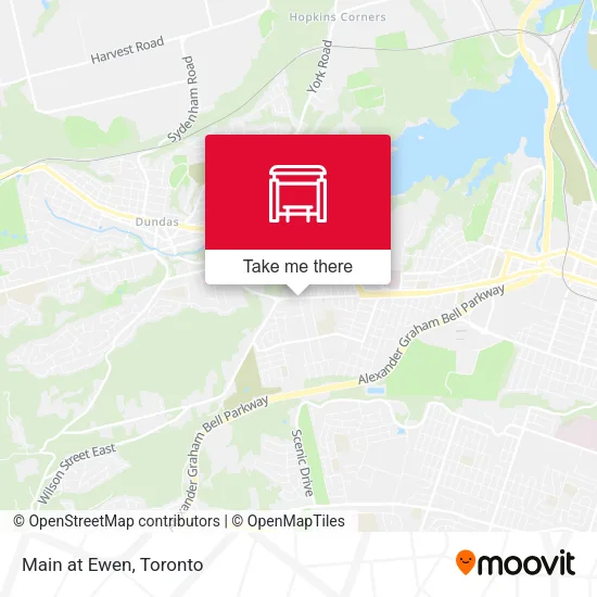 Main at Ewen map