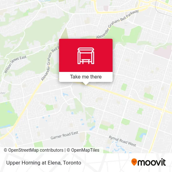 Upper Horning at Elena map