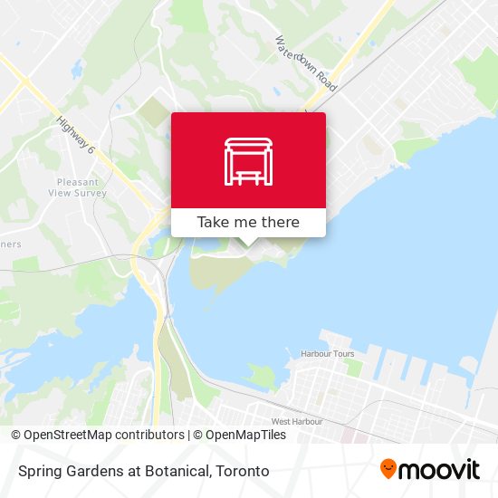 Spring Gardens at Botanical map