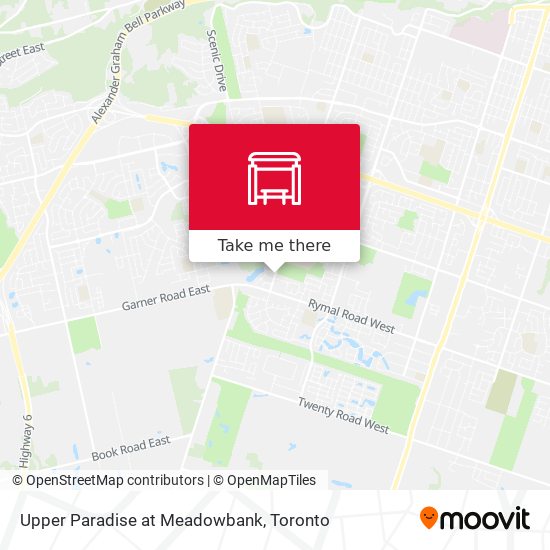Upper Paradise at Meadowbank map