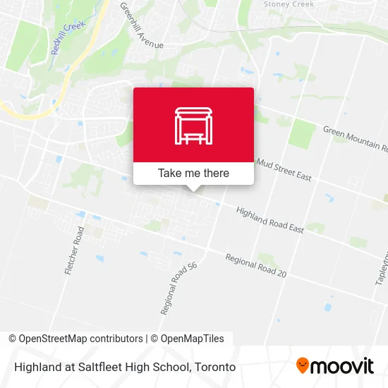 Highland at Saltfleet High School map