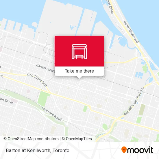 Barton at Kenilworth map