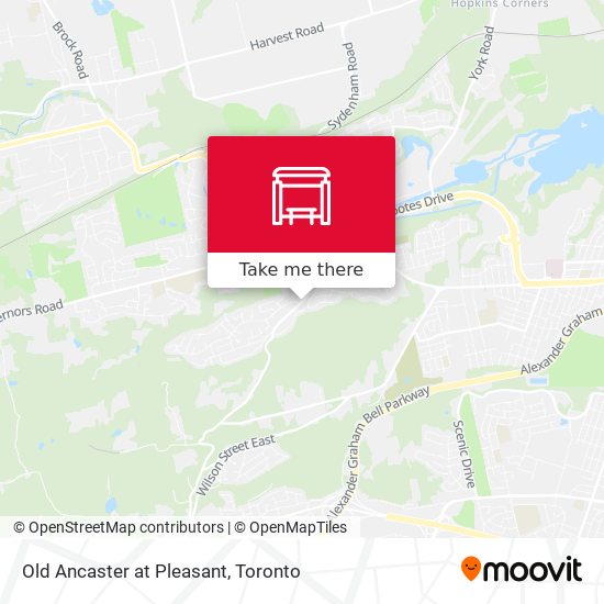 Old Ancaster at Pleasant map