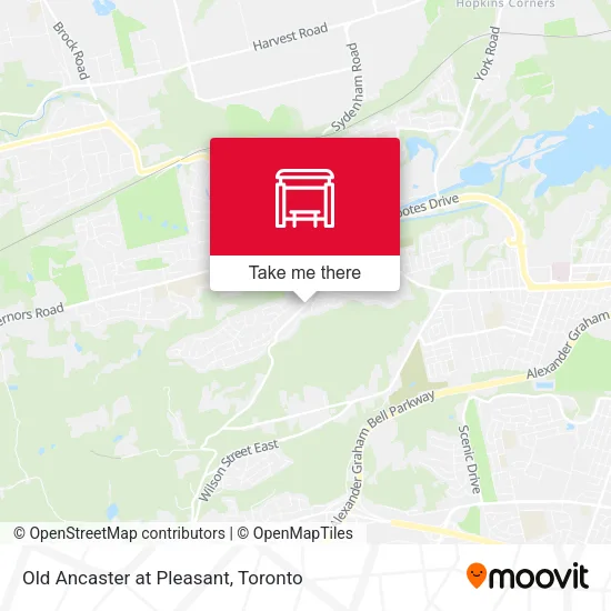 Old Ancaster at Pleasant map