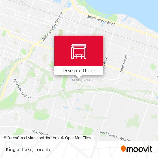 King at Lake map