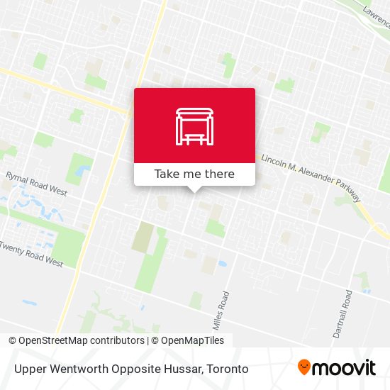 Upper Wentworth Opposite Hussar plan