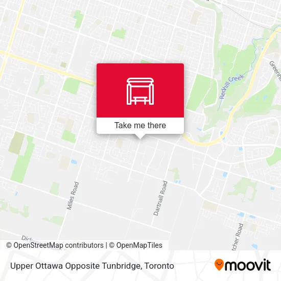 Upper Ottawa Opposite Tunbridge map