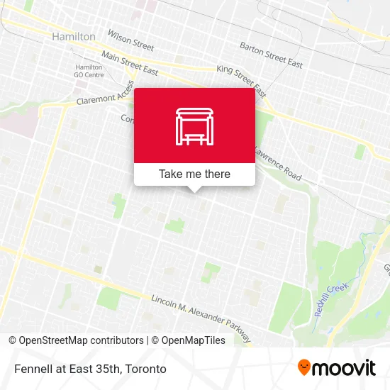 Fennell at East 35th map