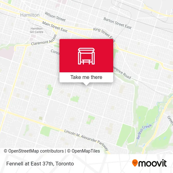 Fennell at East 37th map