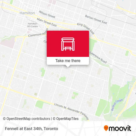 Fennell at East 34th map