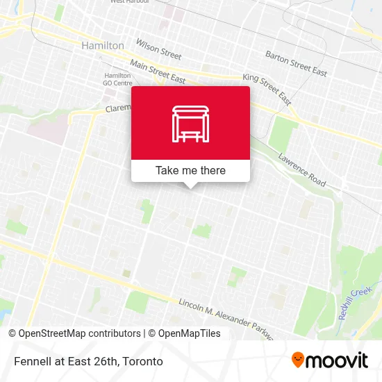 Fennell at East 26th map