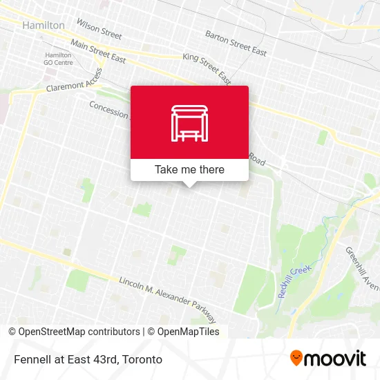 Fennell at East 43rd map