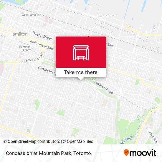 Concession at Mountain Park plan