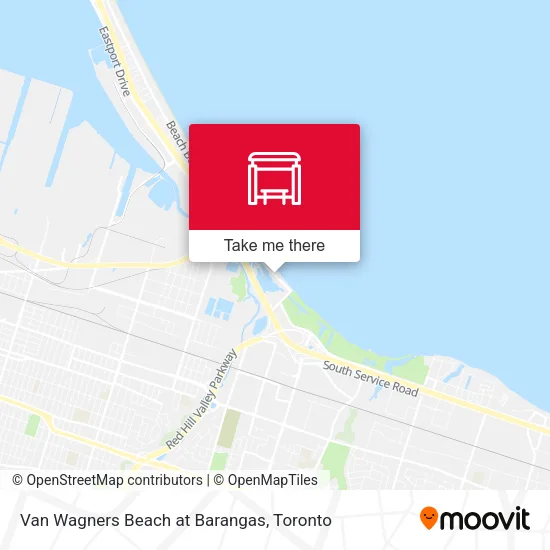 Van Wagners Beach at Barangas map