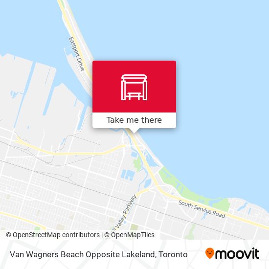 Van Wagners Beach Opposite Lakeland map