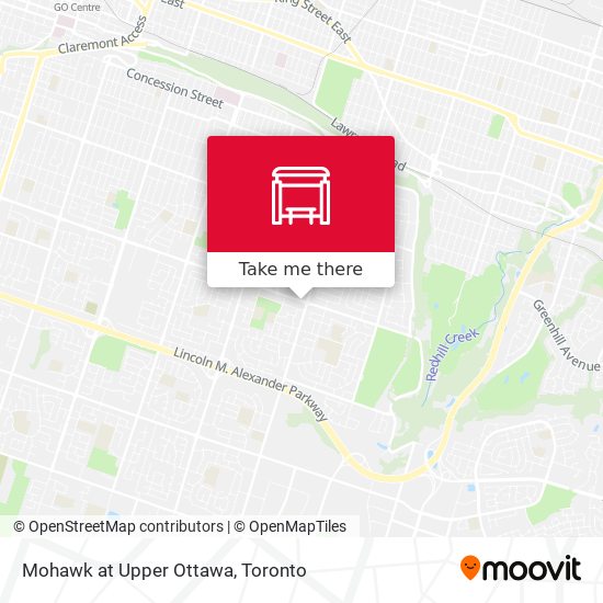 Mohawk at Upper Ottawa map