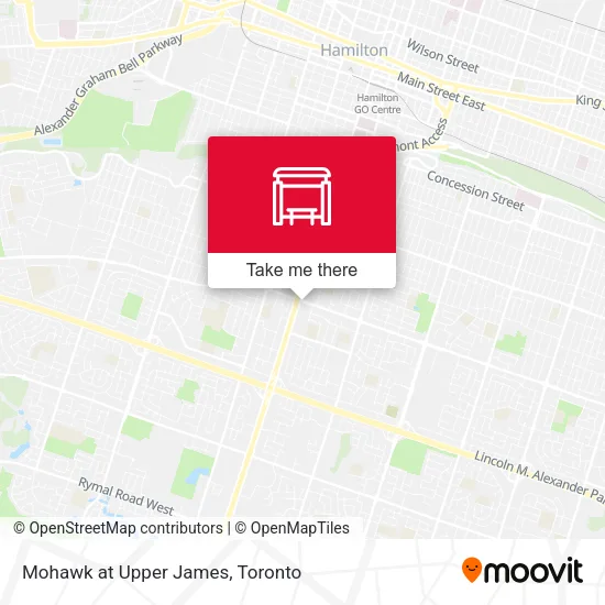 Mohawk at Upper James map