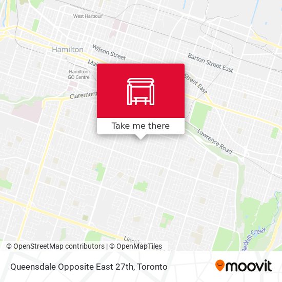 Queensdale Opposite East 27th map