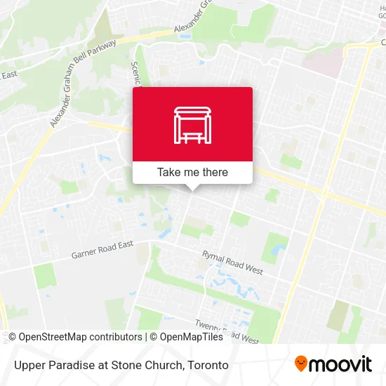 Upper Paradise at Stone Church map