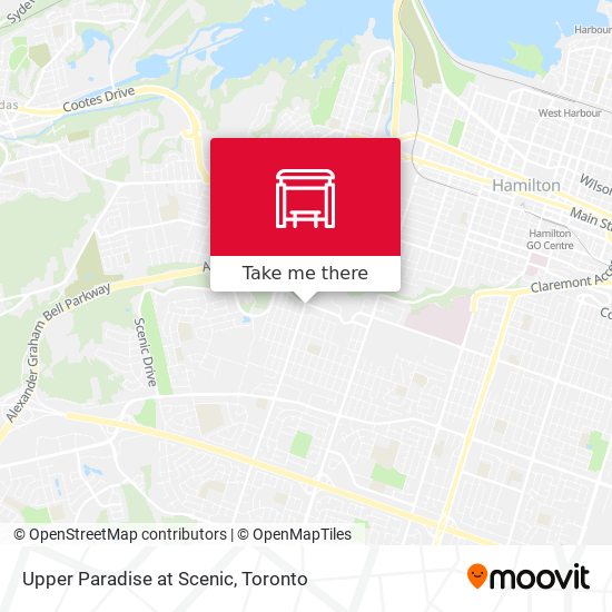 Upper Paradise at Scenic map