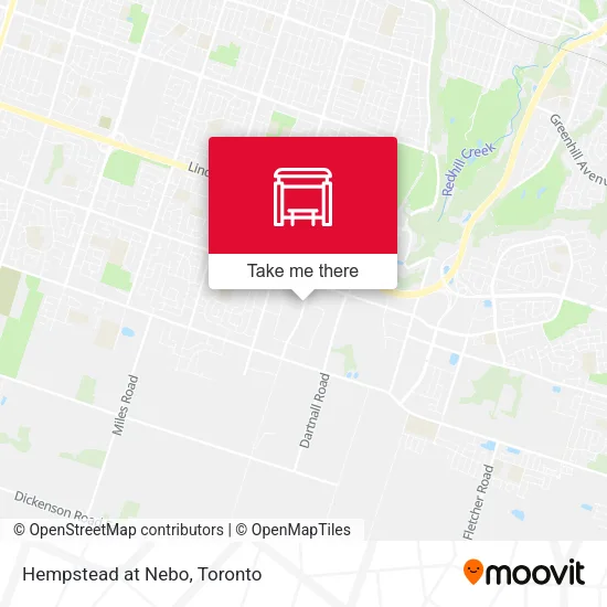 Hempstead at Nebo map