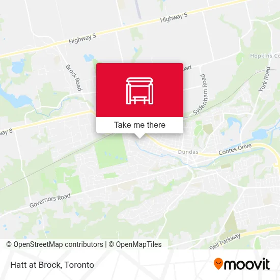 Hatt at Brock map