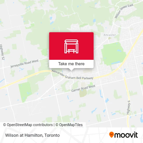 Wilson at Hamilton map