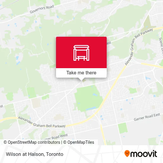 Wilson at Halson map