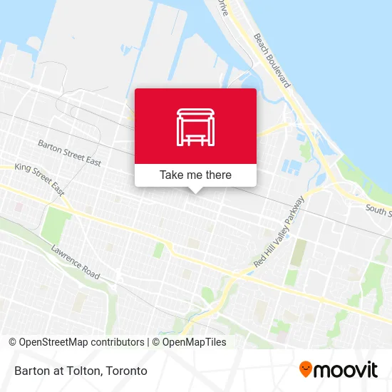 Barton at Tolton map