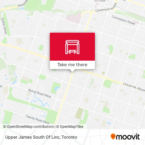 Upper James South Of Linc map