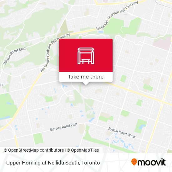 Upper Horning at Nellida South map