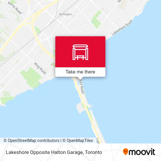 Lakeshore Opposite Halton Garage map