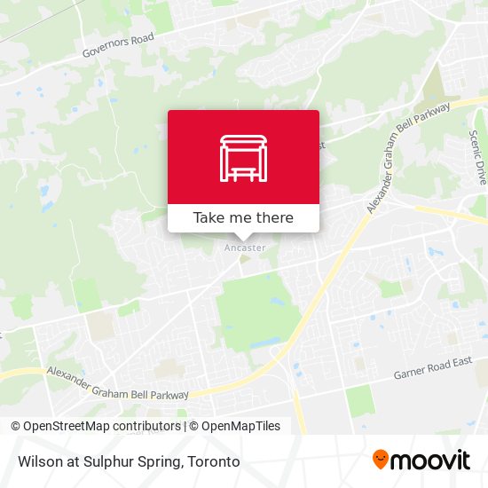 Wilson at Sulphur Spring map