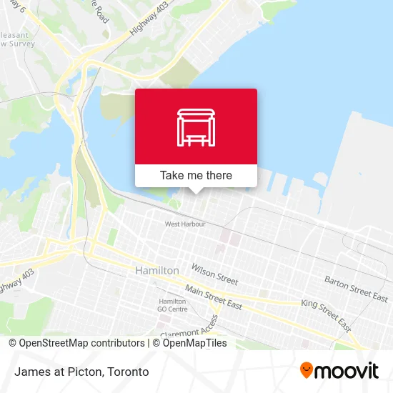 James at Picton map