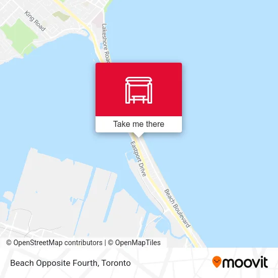 Beach Opposite Fourth map