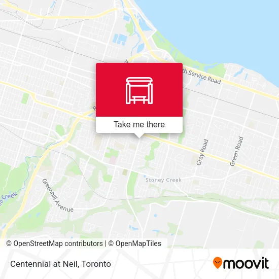 Centennial at Neil map