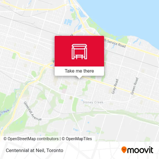 Centennial at Neil map