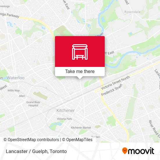 Lancaster / Guelph map