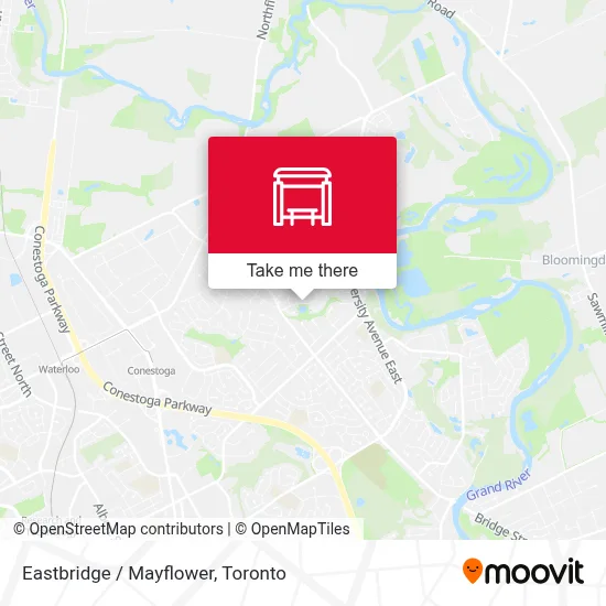 Eastbridge / Mayflower map