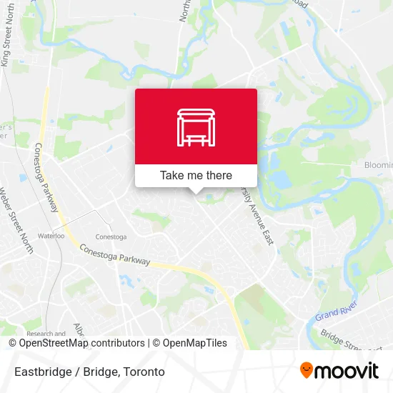 Eastbridge / Bridge map
