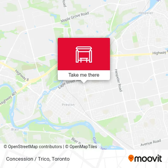 Concession / Trico map
