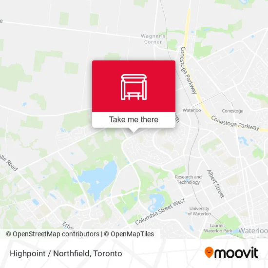 Highpoint / Northfield map
