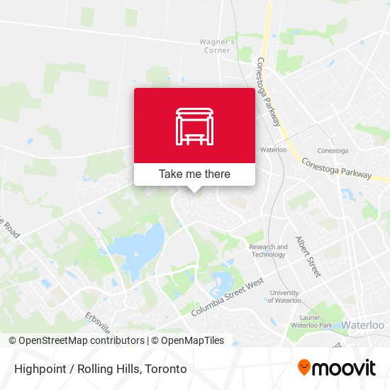 Highpoint / Rolling Hills map
