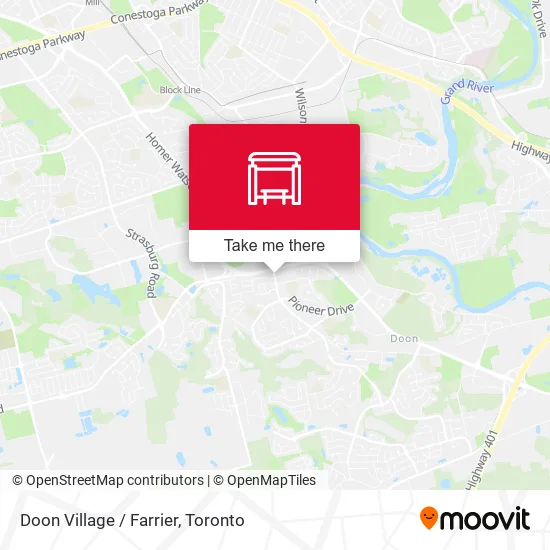 Doon Village / Farrier map