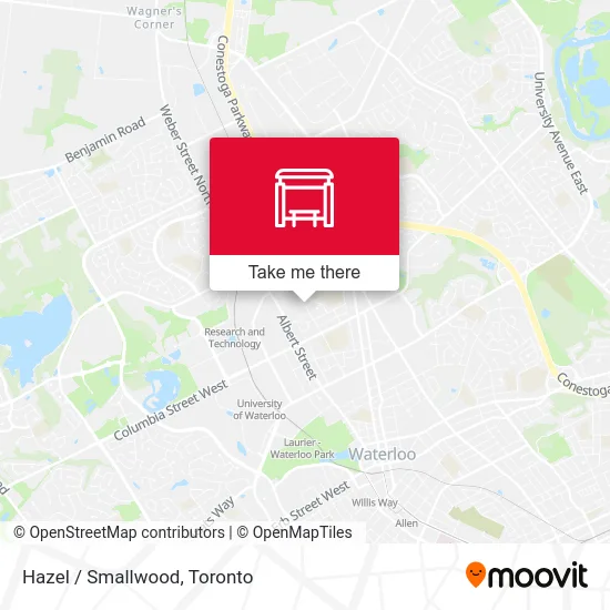 Hazel / Smallwood map